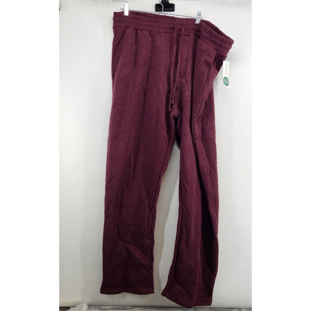 NWT Threads 4‎ Thought Men's XXL Red Ecco Knit Sweatpants NWOT